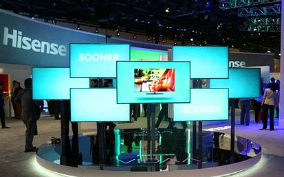 2015CES电子展海信展台 2015CES电子展海信展台