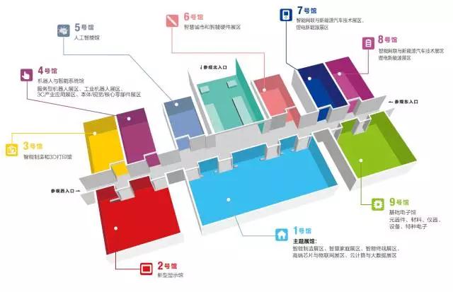 2018CITE展馆划化图 2018CITE展馆划化图